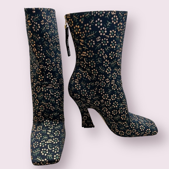 Fendi Floral Jacquard Boots - Picture 5 of 10
